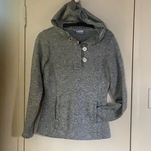 Columbia Gray Women's Sweater with Hood